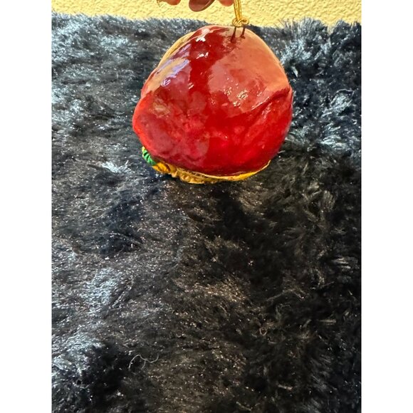 Vintage Handcrafted Santa Claus Head Ornament By L. Amato 93 - Picture 6 of 7